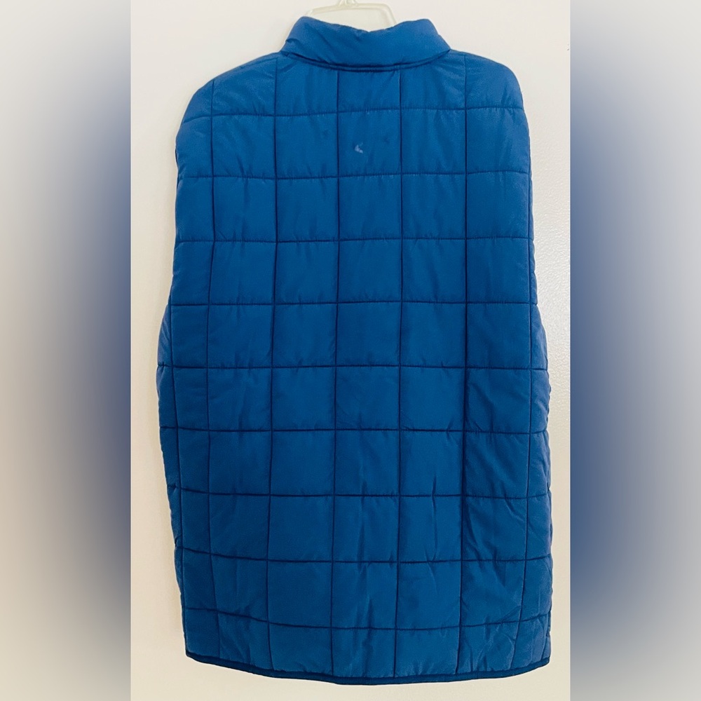 Utilitarian Voyager Blue Quilted Puffer Jacket Fleece Lined Men’s Medium - Picture 14 of 14